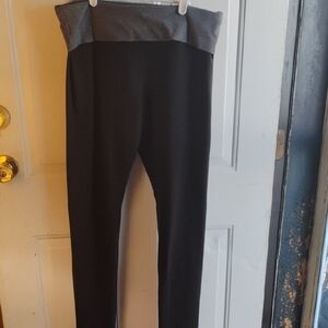 Victoria's Secret Black and Gray Leggings
